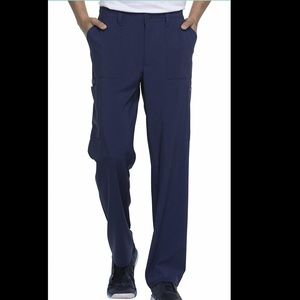 Dickies Men’s Scrub Pants with Side Pockets XL Navy Blue